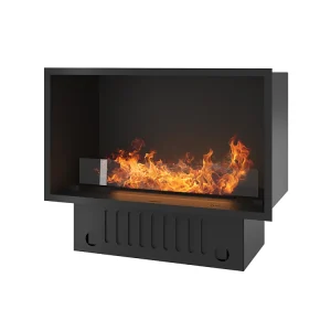 Kominek parowy do zabudowy Inside U 800 z wielokolorowym płomieniem, efektem 3D i sterowaniem za pomocą aplikacji, zbiornik 1,2 l – 800 cm 4193732