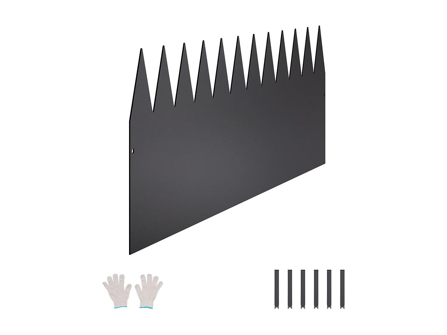 Granice do Sadzenia SucceBuy Wytrzymała, Odporna na Rdzę Stalowa Obrzeże Ogrodowe, 4 Sztuki, 1016 x 305 mm 4299959 - obrazek 1