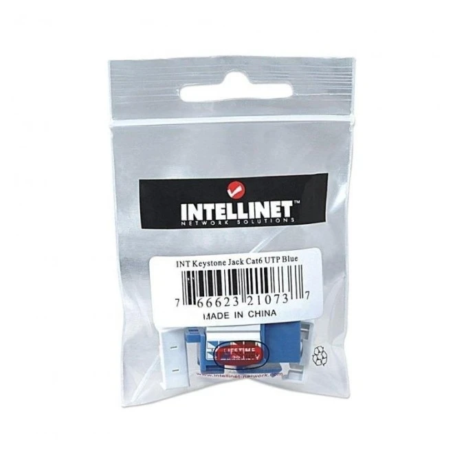 Moduł Keystone RJ45 UTP Cat6 Niebieski 210737 - obrazek 2