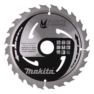 Piła tarczowa Makita B-32041 Makforce TCT 190x30mm 24T Drewno Piła tarczowa Makita B-32041 Makforce TCT 190x30mm 24T Drewno