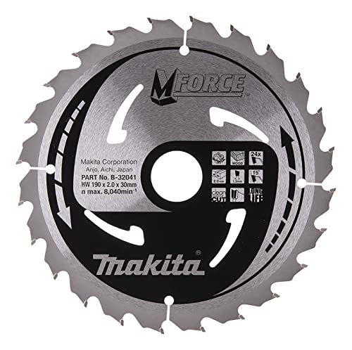 Piła tarczowa Makita B-32041 Makforce TCT 190x30mm 24T Drewno - obrazek 1