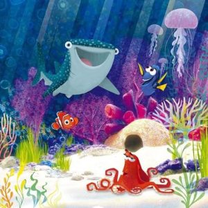 Komar Disney fototapeta z włókniny Dory Aqua Party wymiary: 300 x 280 cm (szerokość wysokość) morze, ocean, podwodna, ryby, pokój dziecięcy, tapeta IADX6 086 Komar Disney fototapeta z włókniny Dory Aqua Party wymiary: 300 x 280 cm (szerokość wysokość) morze, ocean, podwodna, ryby, pokój dziecięcy, tapeta IADX6 086