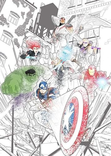 Komar Fototapeta z włókniny Avengers Attack Rozmiar: 200 x 280 cm (szerokość wysokość) pokój dziecięcy, tapeta IADX4 061 - obrazek 1