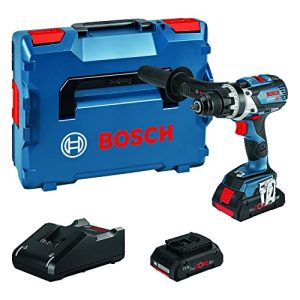 Bosch GSR 18V-110 C – Wiertarko-wkrętarka akumulatorowa – Zestaw z 2x ProCORE18V 4.0Ah, Szybka ładowarka GAL 18V-40, Walizka L-BOXX Bosch GSR 18V-110 C – Wiertarko-wkrętarka akumulatorowa – Zestaw z 2x ProCORE18V 4.0Ah, Szybka ładowarka GAL 18V-40, Walizka L-BOXX