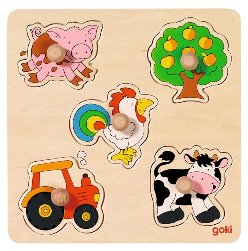Goki, puzzle z uchwytami Życie na farmie - obrazek 1