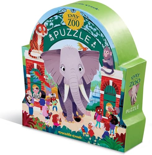 Krokodyl Creek Puzzle 48 elementów Dzień w Muzeum Zoo - obrazek 1
