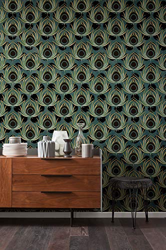 Komar fototapeta z włókniny PAON VERT tapeta, XXL, dekoracja, styl młodzieżowy, sypialnia, salon, biuro, korytarz wymiary 200 x 280 cm (szerokość wysokość) HX4 034, kolorowa - obrazek 1