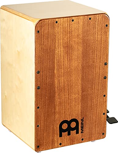 Meinl Percussion Snarecraft Professional Cajon Z Pedałem Regulującym Działanie Sprężyn Werblowych Panel Przedni Amerykański Biały Jesion (SCP100AWA)