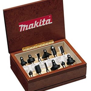 Makita A 88054 Professional Hm zestaw Frezów, 12 Częściowy, 8 mm Makita A 88054 Professional Hm zestaw Frezów, 12 Częściowy, 8 mm