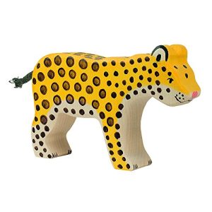 Holztiger Figurka lamparta, 13,49 x 2,79 8,79 cm