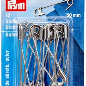 Prym agrafki 50 mm, kolor srebrny, sztuk, stal Prym agrafki 50 mm, kolor srebrny, sztuk, stal