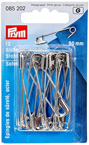 Prym agrafki 50 mm, kolor srebrny, sztuk, stal - obrazek 1