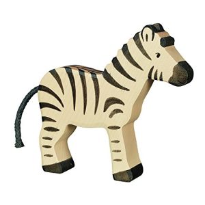 Holztiger Figurka Zebry 14.4 cm – Drewniana zabawka dla dzieci