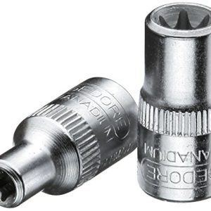 Konc.wymien.klucza nasad. 1/4′ do śrub z lbem Torx 4x25mm GEDORE Konc.wymien.klucza nasad. 1/4′ do śrub z lbem Torx 4x25mm GEDORE