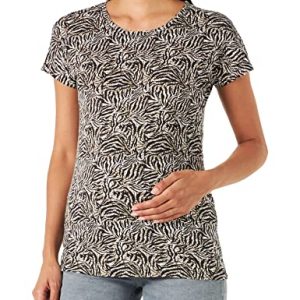 Supermom Damska koszulka Ss AOP Palm Leafs, Vetiver P951, 34 PL Supermom Damska koszulka Ss AOP Palm Leafs, Vetiver P951, 34 PL