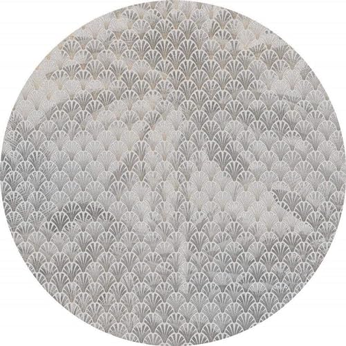 Komar D1 043 Dot, samoprzylepna i okrągła fototapeta, czarna, biała - obrazek 1