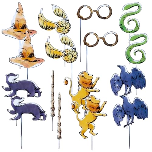 Rekwizyty do Zdjęć – Gadżety Harry Potter Fotobudka – Zestaw 8 szt.