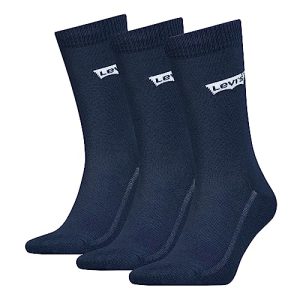 Levi’s Skarpety – 3-pak – Męskie – Bawełna – Granatowy – Rozmiar 43-46 Levi’s Skarpety – 3-pak – Męskie – Bawełna – Granatowy – Rozmiar 43-46