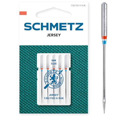 Igły Schmetz z kulką do dzianin (jersey), 5 szt. 5×80 Igły Schmetz z kulką do dzianin (jersey), 5 szt. 5×80