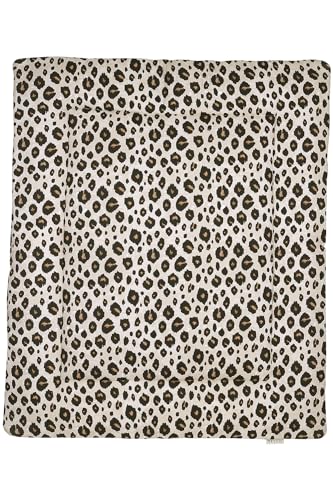 Meyco Wkładka do kojca dla niemowląt – Leopard Sand Melange 80 x 100 cm opakowanie pojedyncze