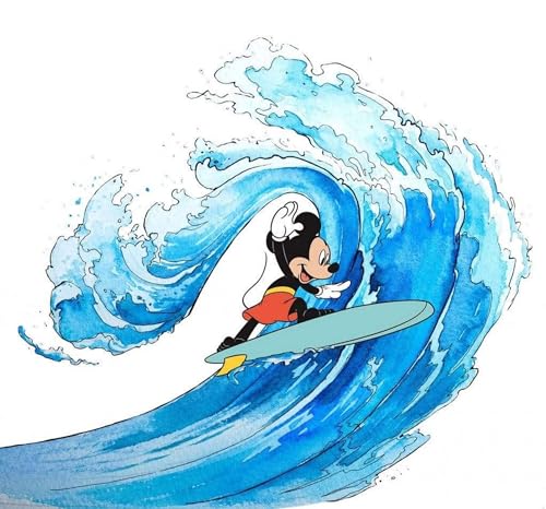 Disney Komar Fototapeta z włókniny Mickey Surfing Rozmiar: 300 x 280 cm (szerokość wysokość) Mouse, Surfing, Fal, morze, pokój dziecięcy, tapeta IADX6 007 Disney Komar Fototapeta z włókniny Mickey Surfing Rozmiar: 300 x 280 cm (szerokość wysokość) Mouse, Surfing, Fal, morze, pokój dziecięcy, tapeta IADX6 007