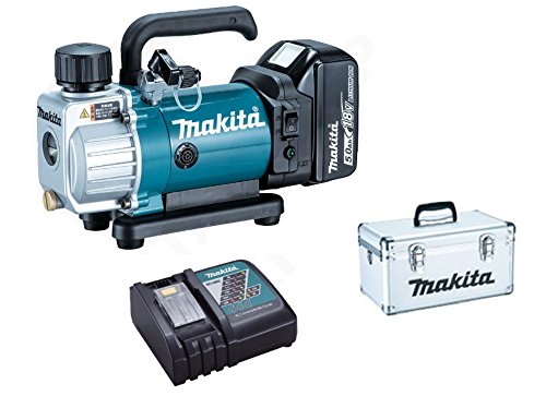 Akumulatorowa pompa próniowa Makita DVP 180 RT 18V + 2x akumulator BL 1850 B 5,0 Ah adowarka DC 18 RC - obrazek 1
