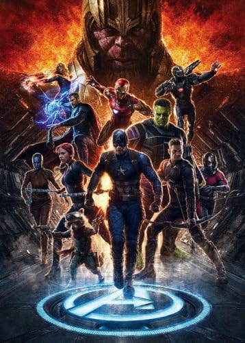 Fototapeta z włókniny Marvel Komar Avengers vs Thanos Rozmiar: 200 x 280 cm (szerokość wysokość) pokój dziecięcy, tapeta IADX4 073 Fototapeta z włókniny Marvel Komar Avengers vs Thanos Rozmiar: 200 x 280 cm (szerokość wysokość) pokój dziecięcy, tapeta IADX4 073