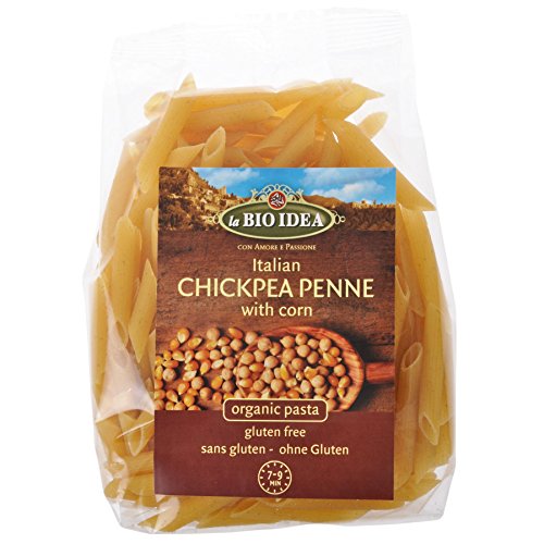 Makaron (z ciecierzycy i kukurydzy) penne bezglutenowy BIO 250 g - LA IDEA - obrazek 1