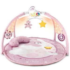 Chicco Mata dla Niemowlaka 3w1,z Projektorem Gwiazdek, Lampką Nocną z Relaksującą Muzyką, dzieci 0+m, Różowa Chicco Mata dla Niemowlaka 3w1,z Projektorem Gwiazdek, Lampką Nocną z Relaksującą Muzyką, dzieci 0+m, Różowa