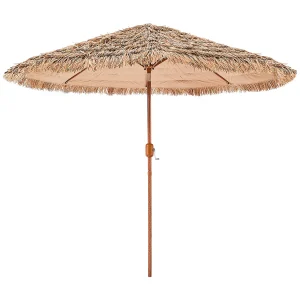 Hawajski Parasol SucceBuy, Uchylny Egzotyczny Parasol 2,7 m ze Strzechą PP, 8 Metalowych Żeberek, na Plażę, Patio, Basen, do Ogrodu 4419562 Hawajski Parasol SucceBuy, Uchylny Egzotyczny Parasol 2,7 m ze Strzechą PP, 8 Metalowych Żeberek, na Plażę, Patio, Basen, do Ogrodu 4419562