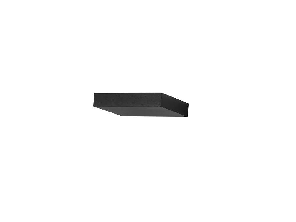 Guia - Aluminiowa lampa ścienna LED Fabas Luce - Zintegrowana dioda LED IP20, czarna - 17 cm 4539715 - obrazek 1