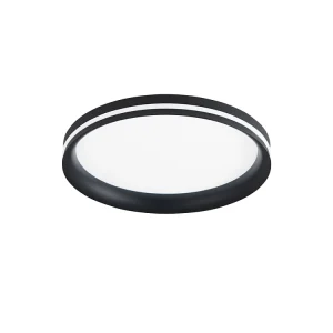 Isy – Aluminiowa lampa sufitowa LED Fabas Luce – Zintegrowana dioda LED 42W IP20 Czarna 4539731