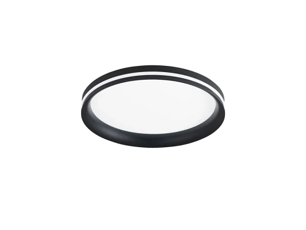 Isy – Aluminiowa lampa sufitowa LED Fabas Luce – Zintegrowana dioda LED 42W IP20 Czarna 4539731 Isy – Aluminiowa lampa sufitowa LED Fabas Luce – Zintegrowana dioda LED 42W IP20 Czarna 4539731