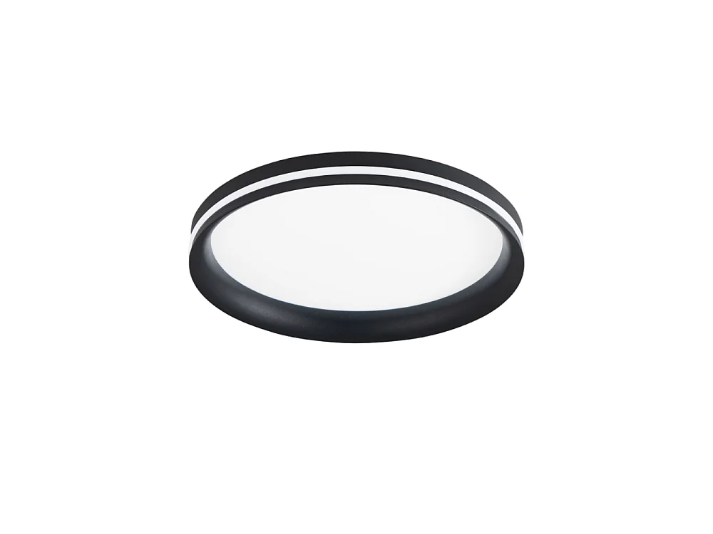 Isy - Aluminiowa lampa sufitowa LED Fabas Luce - Zintegrowana dioda LED 42W IP20 Czarna 4539731 - obrazek 1
