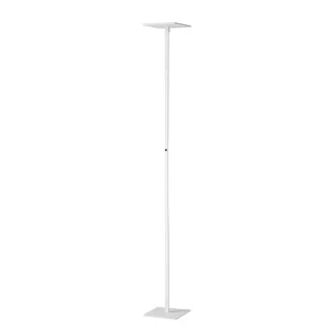 Ideal – Regulowana biała lampa podłogowa LED z metalu, wys. 180 cm Fabas Luce – Zintegrowane oświetlenie LED 35 W, barwa ciepła (3000 K, 4000 K, 5000 K, 6000 K) 4540022