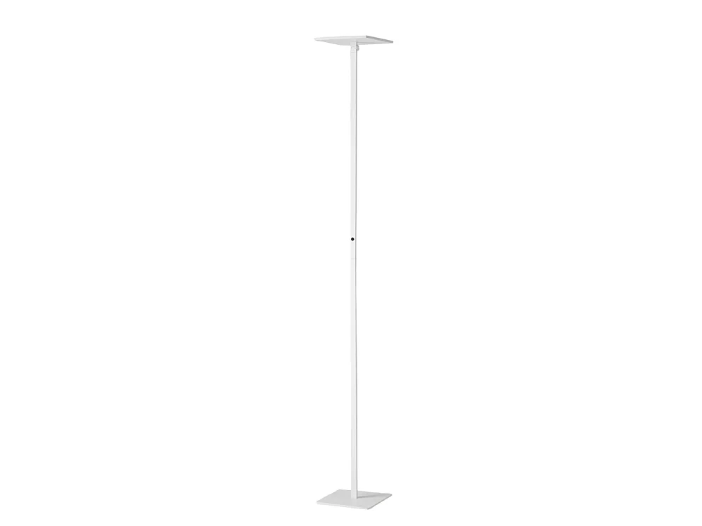 Ideal - Regulowana biała lampa podłogowa LED z metalu, wys. 180 cm Fabas Luce - Zintegrowane oświetlenie LED 35 W, barwa ciepła (3000 K, 4000 K, 5000 K, 6000 K) 4540022 - obrazek 1