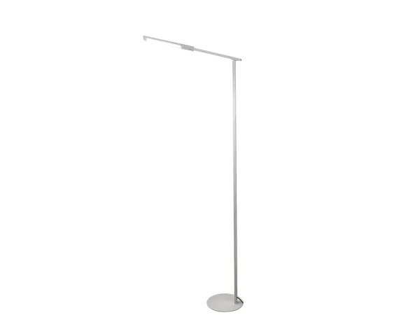 Ideal – Regulowana biała lampa podłogowa LED z metalu wys. 130 cm Fabas Luce – Zintegrowane oświetlenie LED 10 W CCT (3000K 4000K 5000K 6000K) 4540046 Ideal – Regulowana biała lampa podłogowa LED z metalu wys. 130 cm Fabas Luce – Zintegrowane oświetlenie LED 10 W CCT (3000K 4000K 5000K 6000K) 4540046