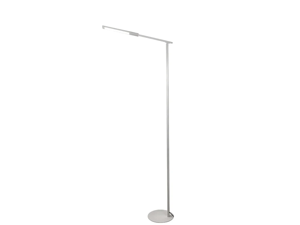 Ideal - Regulowana biała lampa podłogowa LED z metalu wys. 130 cm Fabas Luce - Zintegrowane oświetlenie LED 10 W CCT (3000K 4000K 5000K 6000K) 4540046 - obrazek 1