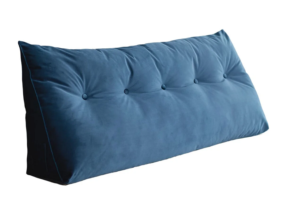 Poduszka na zagłówek PILLOW CHIC VELVET 180 granatowa 3772062 - obrazek 1