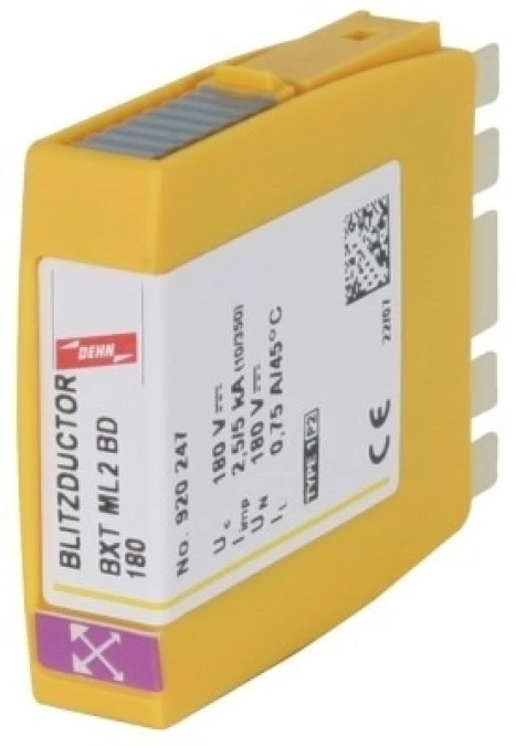 Moduł do ogranicznika przepięć BLITZDUCTOR XT, ochrona 1 linii tel. analogowej, łączy ADSL np. Neostrada 920247
