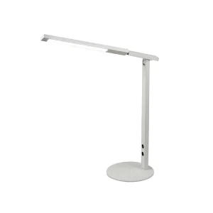 Ideal – Lampa stołowa Fabas Luce biała – Zintegrowana dioda LED 10 W z możliwością przyciemniania dotykowego CCT (3000 K, 4000 K, 5000 K, 6000 K) 4622352 Ideal – Lampa stołowa Fabas Luce biała – Zintegrowana dioda LED 10 W z możliwością przyciemniania dotykowego CCT (3000 K, 4000 K, 5000 K, 6000 K) 4622352