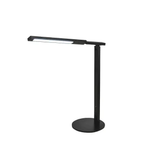 Ideal – Lampa stołowa Fabas Luce w kolorze czarnym – Zintegrowana dioda LED 10 W z możliwością przyciemniania dotykowego CCT (3000 K, 4000 K, 5000 K, 6000 K) 4622355 Ideal – Lampa stołowa Fabas Luce w kolorze czarnym – Zintegrowana dioda LED 10 W z możliwością przyciemniania dotykowego CCT (3000 K, 4000 K, 5000 K, 6000 K) 4622355