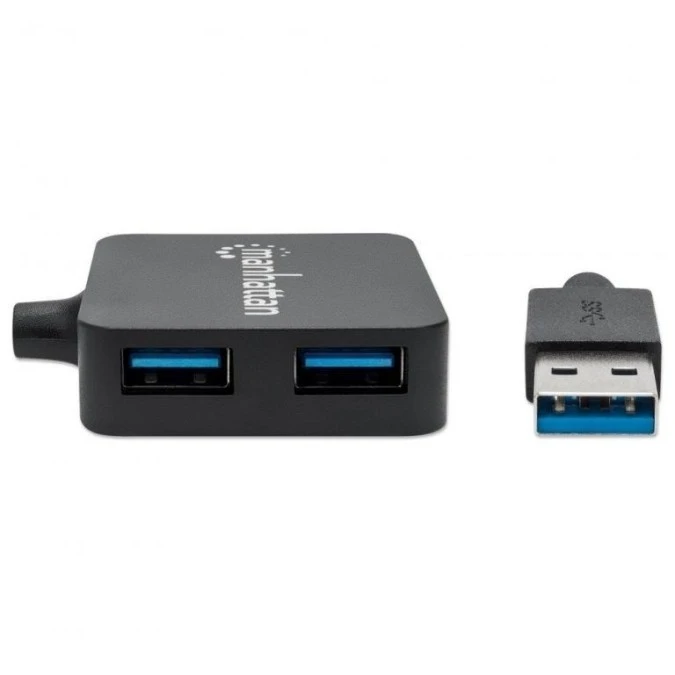Mini Hub USB 3.0 Rozdzielacz 4x USB‑A 162296 - obrazek 3