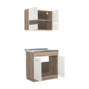 Jednostka kuchenna 80x81x51,5 cm biała nowoczesna 4640843 Jednostka kuchenna 80x81x51,5 cm biała nowoczesna 4640843