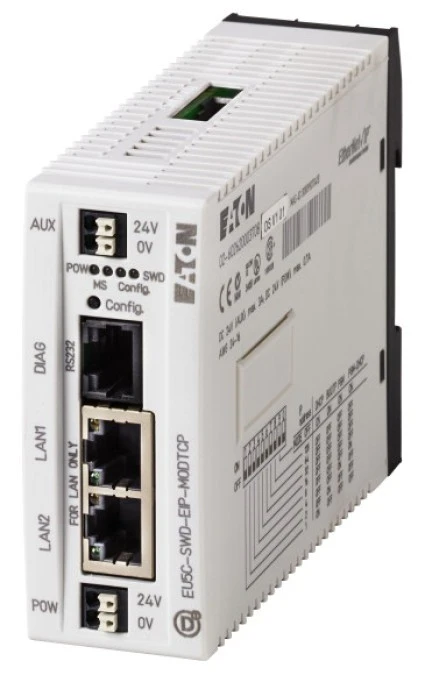 Moduł komunikacyjny SmartWire‑DT do sieci Ethernet IP/MODBUS TCP 24V DC na szynę 153163 - obrazek 1