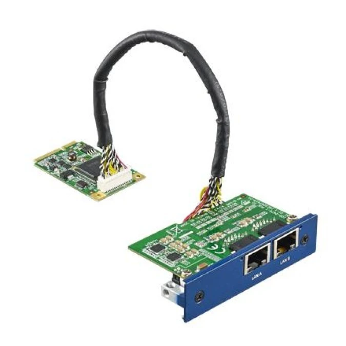 Moduł iDoor: 2‑portowy Gigabit Ethernet, Intel I350, mPCIe, RJ45 PCM‑24R2GL‑AE - obrazek 1