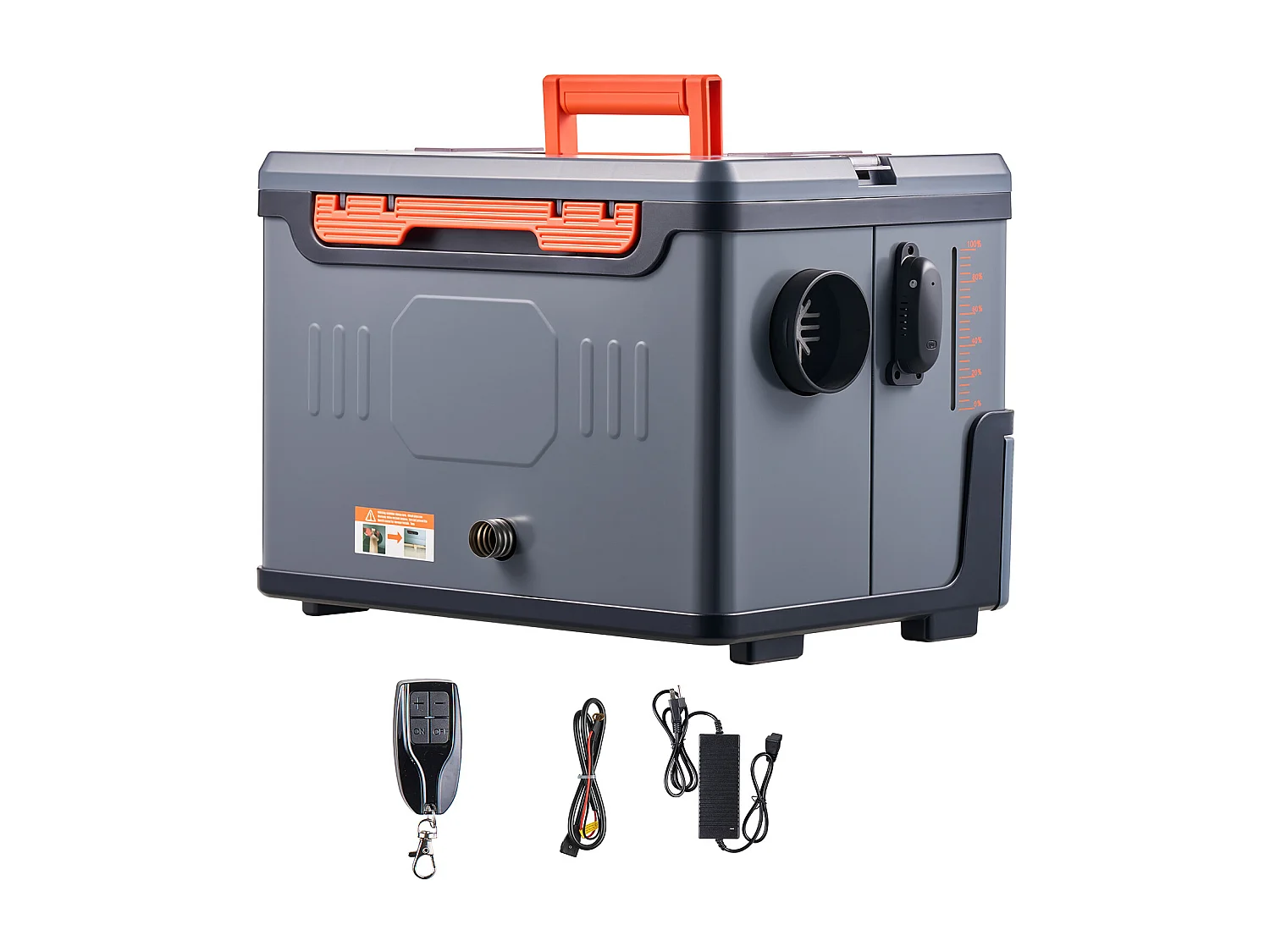 Grzejnik Diesla SucceBuy 8 kW DC 12 V/24 V, Grzejnik Powietrza Diesla do Postoju, Przenośny, z Sterowaniem przez Aplikację Bluetooth, dla Ciężarówki 4713001 - obrazek 1
