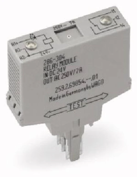Moduł przekaźnikowy 15mm 230V AC/DC 1p 286‑508 /1szt./