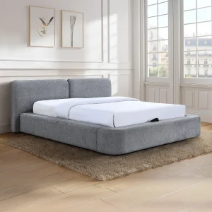 Łóżko ze skrzynią 180 x 200 cm – Tkanina – Szary + Materac – JUDALO od Maison Céphy 4806027 Łóżko ze skrzynią 180 x 200 cm – Tkanina – Szary + Materac – JUDALO od Maison Céphy 4806027
