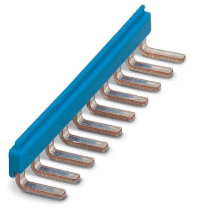 Mostek wtykany 10‑torowy raster 6,15mm niebieski EB 10‑ DIK BU 2716680 - obrazek 2